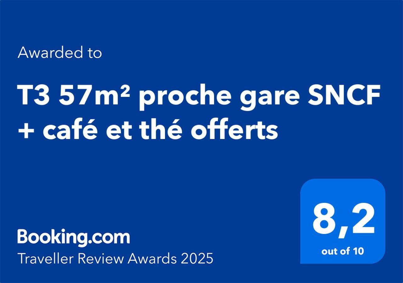 올리언스 T3 57M2 Avec Balcon Proche Gare Sncf, Wifi Et Cafe Et The Offerts 아파트 외부 사진